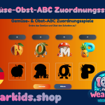 Gemüse- & Obst-Alphabet Zuordnungsspiel