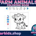 Coloring Book-Farm Animals