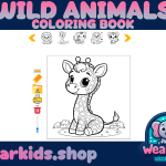 Coloring Book - Wild Animals