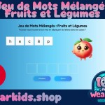 Jeu de Mots Mélangés : Fruits et Légumes