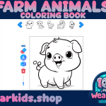 Coloring Book-Farm Animals