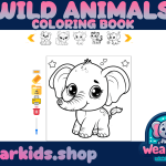 Coloring Book - Wild Animals