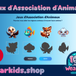 Explorez le Monde Sauvage : Jeu d'Association d'Animaux – Une Aventure Éducative Unique pour les Enfants