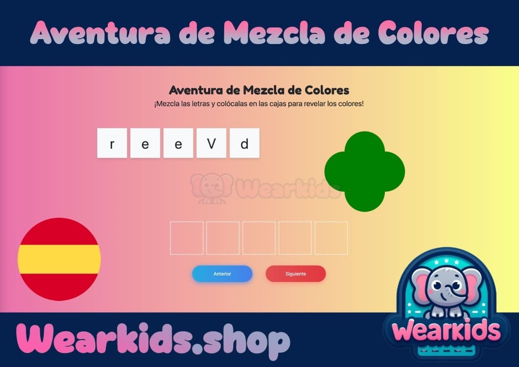 Aventura de Mezcla de Colores