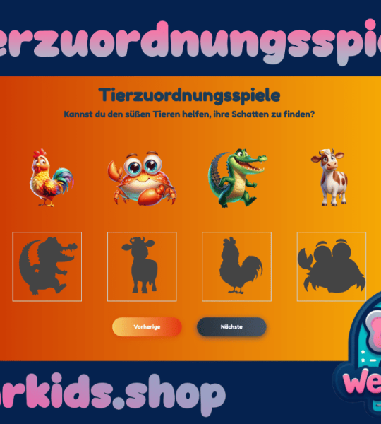 Entdecke die Wilde Welt: Tierpaare Suchspiel – Ein Einzigartiges Bildungsabenteuer für Kinder