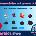 Découvrez le Plaisir Sain : Jeu d'Association de Légumes et Fruits – Une Nouvelle Façon d'Apprendre