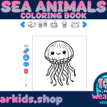 Coloring Book - Sea Animals