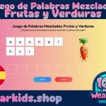 Juego de Palabras Mezcladas: Frutas y Verduras