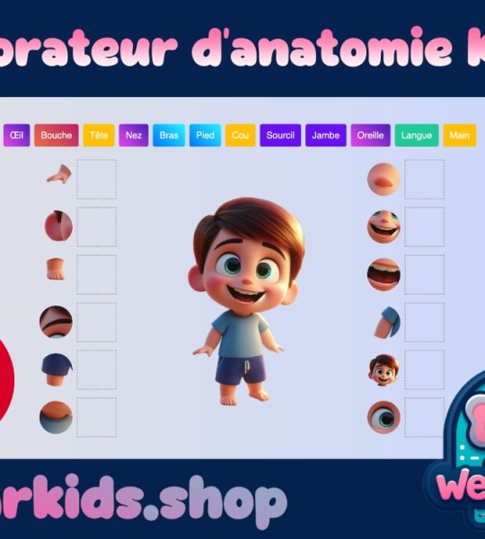 Explorateur d'anatomie Kiddo