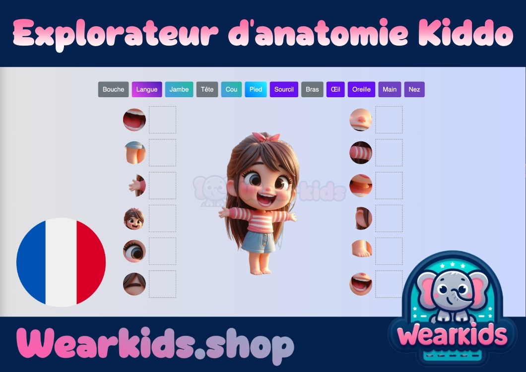 Explorateur d'anatomie Kiddo