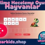 Kelime Heceleme Oyunu: Hayvanlar