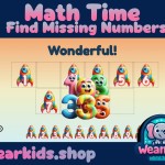 Counting Practice Activity, 1 to 10 Counting Montessori, Learn to count, Find missing number, Preschool Math, DIGITAL DOWNLOAD