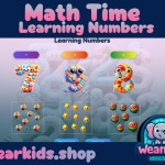 Learning Numbers Matching Game, Numbers , Homeschool, Toddler, Preschool and Kindergarten Activity, Worksheet